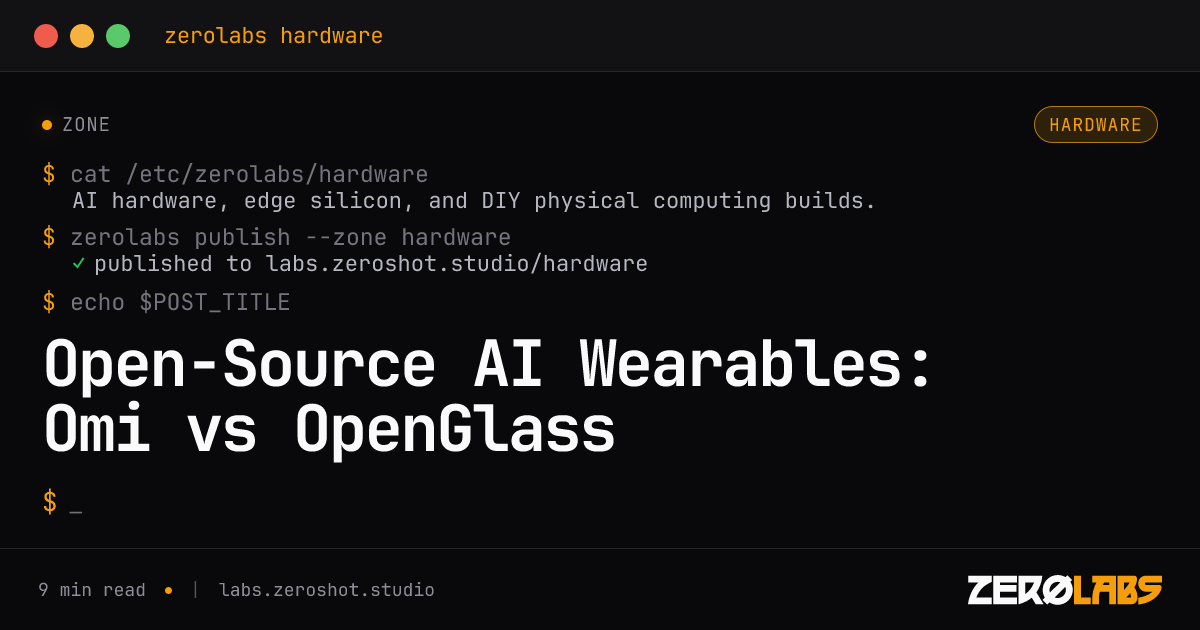 Open-Source AI Wearables: Omi vs OpenGlass
