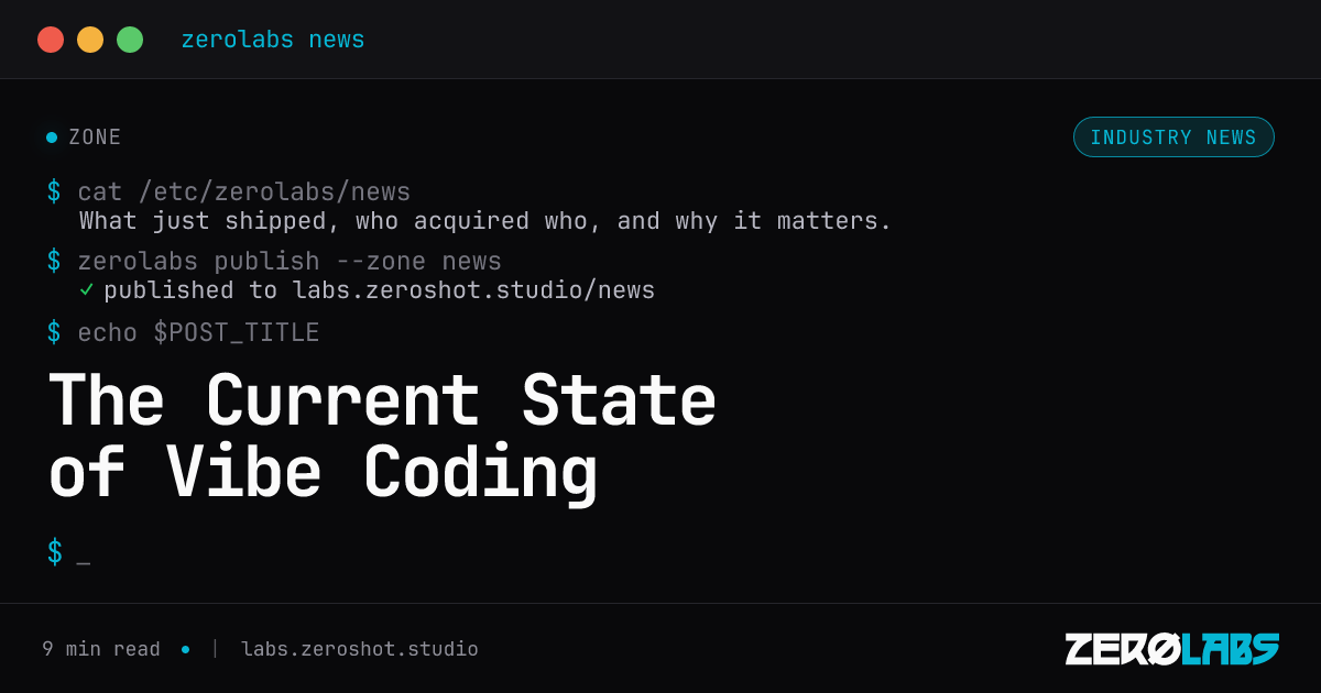 The Current State of Vibe Coding