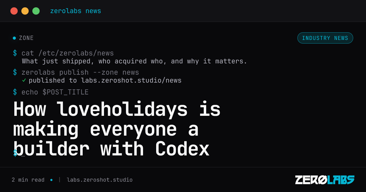 How loveholidays is making everyone a builder with Codex