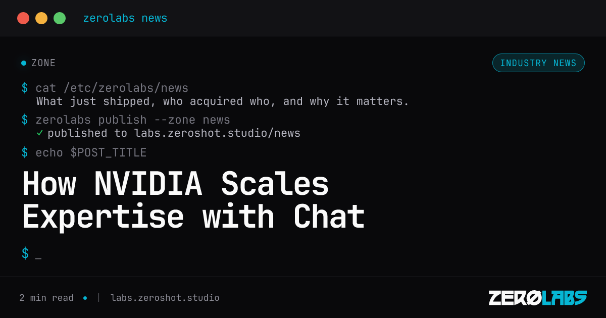 How NVIDIA Scales Expertise with Chat