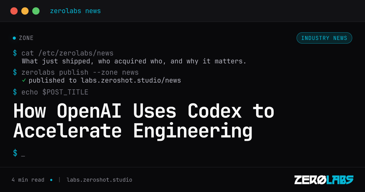 How OpenAI Uses Codex to Accelerate Engineering