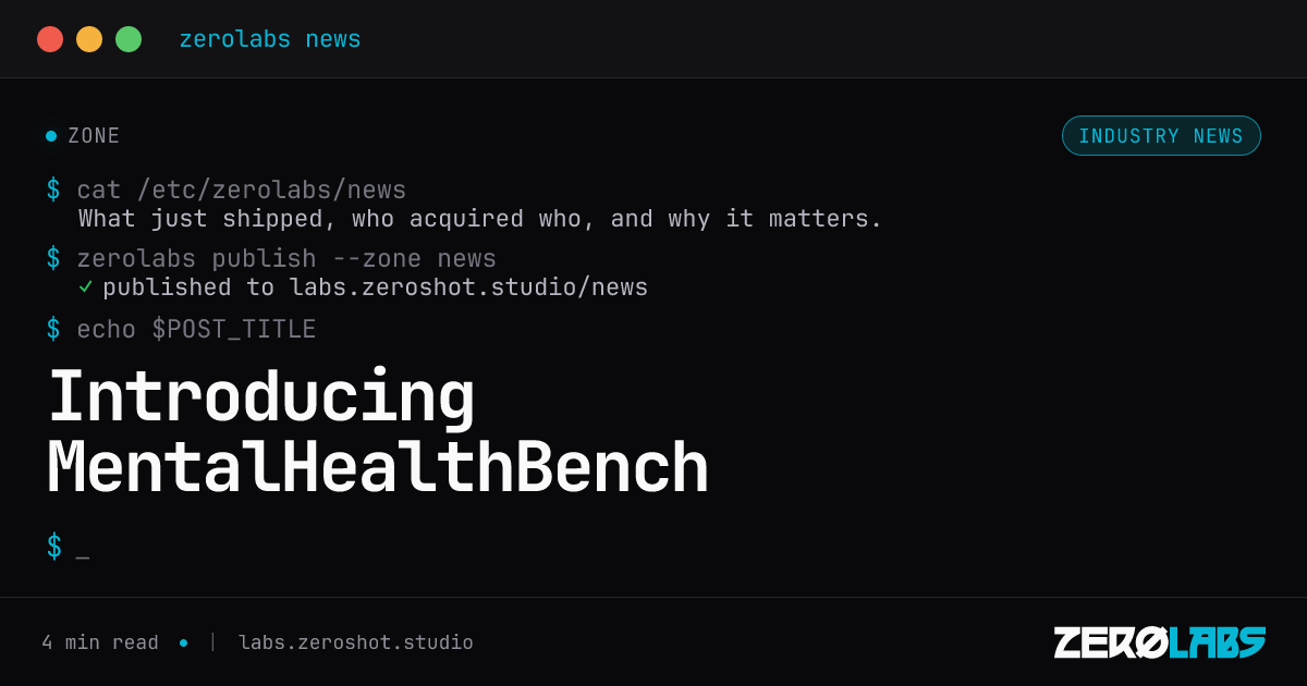 Introducing MentalHealthBench