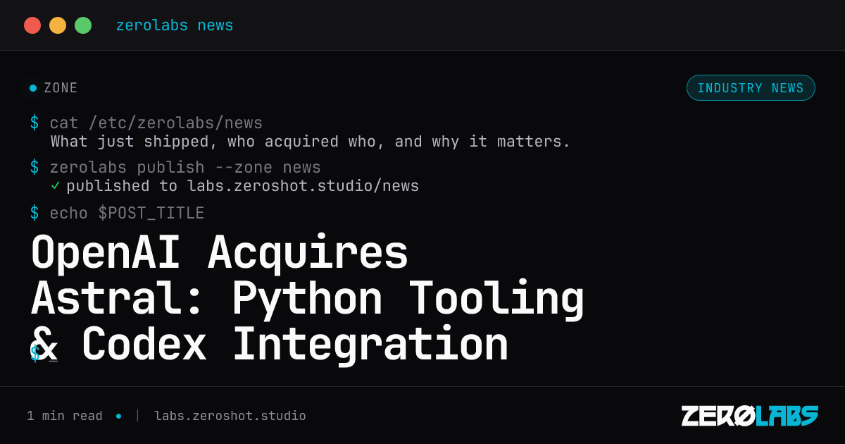 Openai Acquires Astral Codex Python Tools