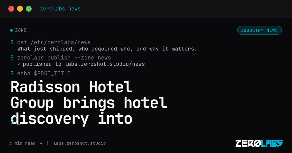 Radisson Hotel Group brings hotel discovery into