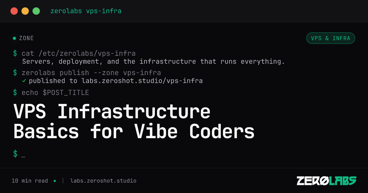 VPS Infrastructure Basics for Vibe Coders